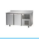 Bancada refrigerada de conservação em inox I Linha TECNODOM Série 600 GN 1/1 com 2 portas I Modelo: TF02MID60AL