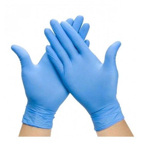 Luvas de Nitrilo Generalista sem pó Azul - Tamanho M (pack 200)