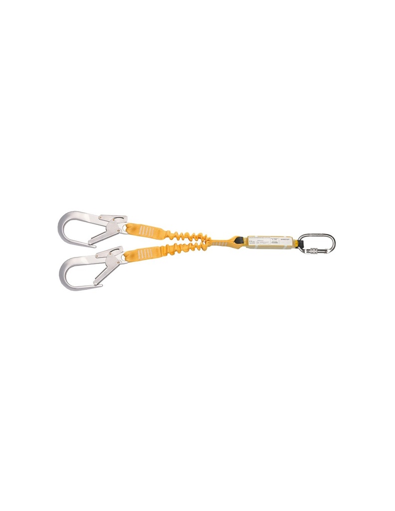 Fita dupla elástica 1,78 m c/absorvador e mosquetões I SAFETOP