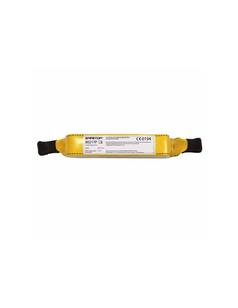 [SAFE16112-80217P] Corda 1,98 m ajustável c/ absorvedor e mosquetões I SAFETOP (cópia) (cópia)