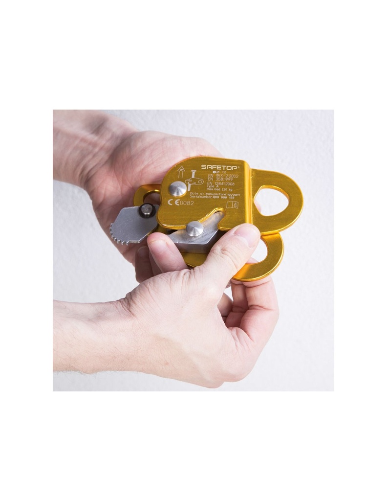 [SAFE16115-80248] Corda 1,98 m ajustável c/ absorvedor e mosquetões I SAFETOP (cópia)
