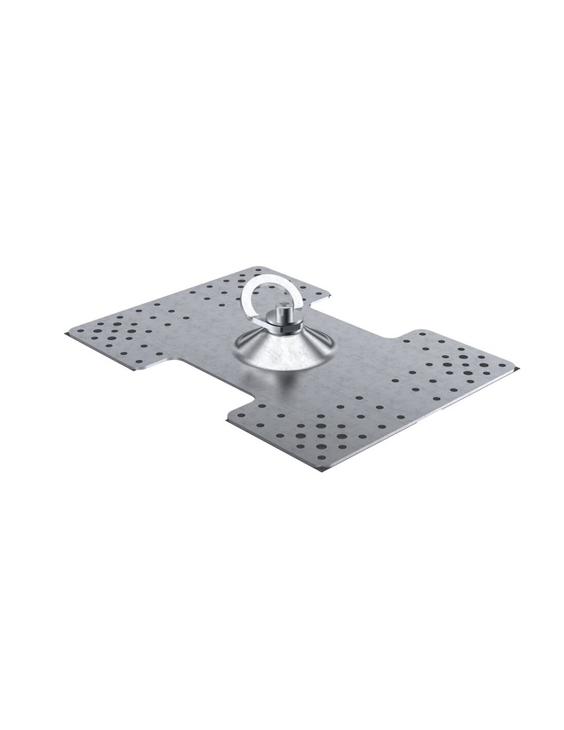 [SAFE16249-80189] Ancoragem p/ chapa sandwich + 0,50mm c/ parafusos e engate I SAFETOP