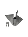 Superfìcie opcional tripla tipo hélice p/ancoragem 80191 I SAFETOP