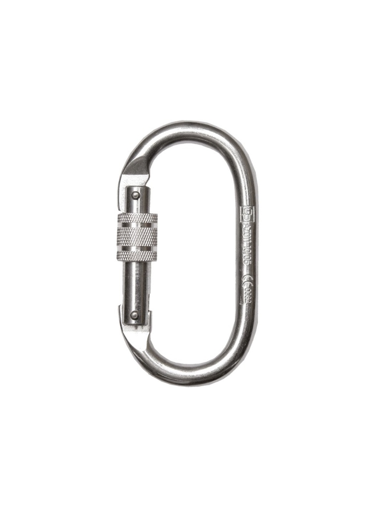 MOSQUETÃO de Rosca, de aço com abertura 19 mm I SAFETOP
