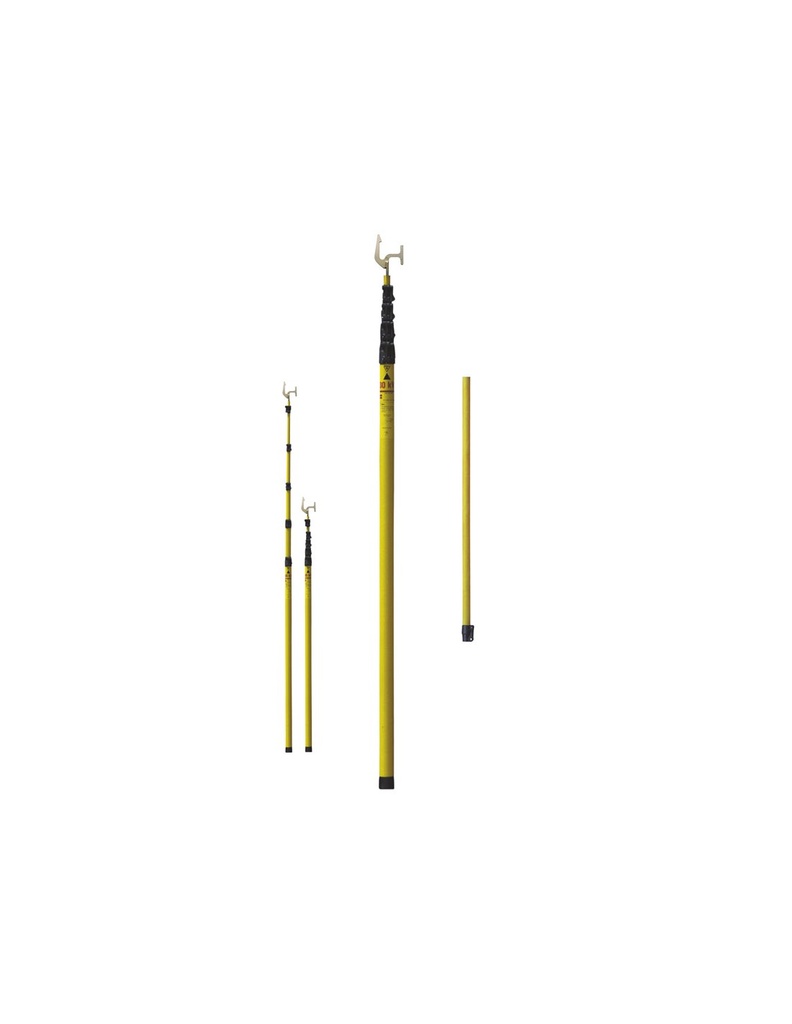 [SAFE16302-80140-5] SAMANGO TELESCÓPICO 5 m, pértiga de fibra vidro com mochila I FETOP