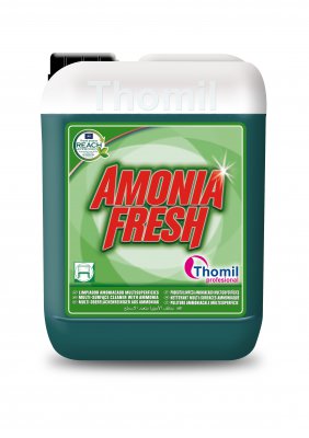 AMONIA FRESH, 10 litros: Detergente amoniacal concentrado com perfume a pinho para limpeza de multisuperfícies I THOMIL