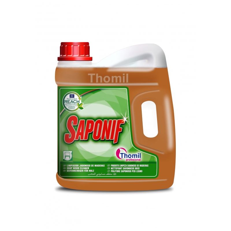 [THOM0016520-LSLE026] SAPONIF, 4 litros: Produto limpeza sabonoso de madeiras I THOMIL
