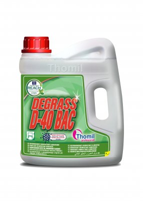 DEGRASS D-40 Bac, 4 litros: Desengordurante Desinfetante Agro-Alimentar I THOMIL