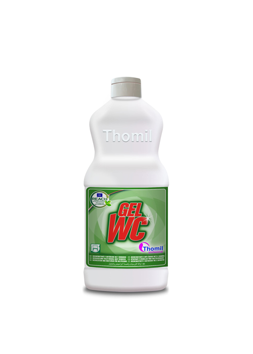 GEL WC, 800 gramas: Desincrustante e anti-óxidos para sanitas e urinóis I THOMIL