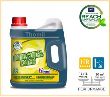 BRILLOWAX DARK, 4L: Cera plástica preta polimentável e diluível I THOMIL