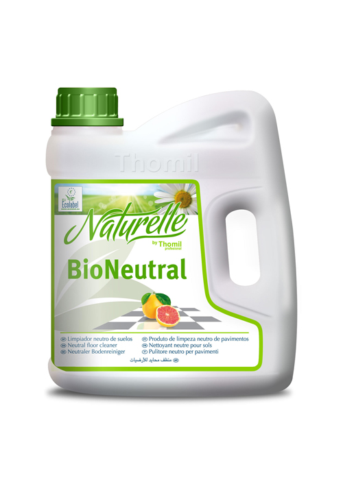 BIO-NEUTRAL LIMÃO, 4 litros: Produto limpeza neutro de pavimentos aroma LIMÃO I THOMIL