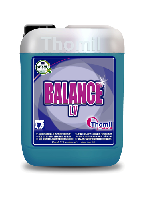 BALANCE LV, 10L: Secante máquina lava-louças ácido e desincrustante I THOMIL