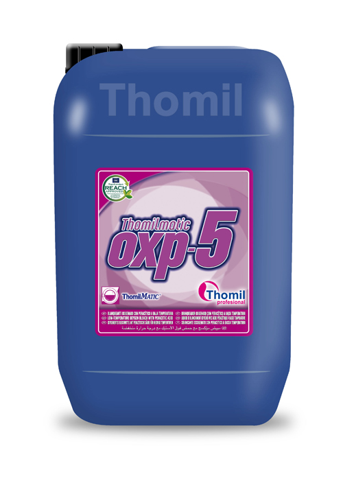 THOMILMATIC OX-5, 24kg: Branqueador desinfetante oxigénio ativo para dosagem I THOMIL