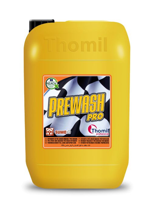 SUMO PREWASH PRO, 25 litros: Detergente pré-pulverização e pré-lavagem máquina  I THOMIL