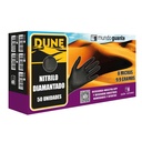Luvas em nitrilo preto diamantadas I 8 micras 9,5 gramas I modelo: Dune I MUNDOGUANTE (pack 50 unidades) - Tamanho XL