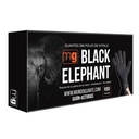 Luvas em nitrilo preto I 8 micras 7 gramas I modelo: Black Elephant I MUNDOGUANTE (pack 100 unidades) - Tamanho L