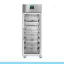 Armário refrigerado médico I Linha Meddom 07 Leonard em inox I Porta com vidro I Baixa Temperatura: -18°C / -22°C I Gás R290