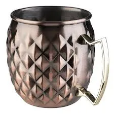 Caneca em cobre envelhecido I modelo: Moscow Mule I Capacidade 500 ml