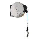 Enrolador de parede com mangueira 15m I pistola chuveiro de mão & profissional/industrial - ligação 1/2" | 160x325x395mm