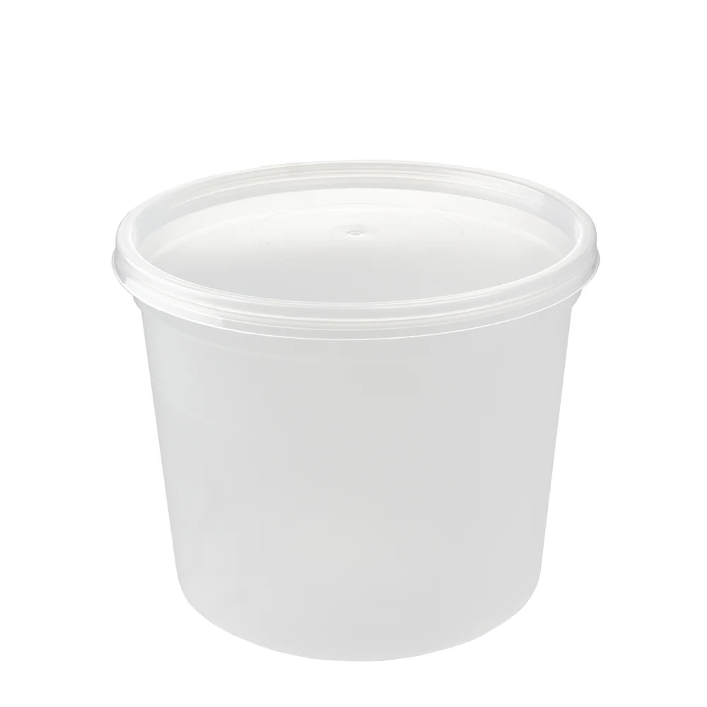 [COPO0017927-C003-4B-1000PPCX400] Pote sopa transparente 1000 ml I material: PP I Ecovalor incluído I pack 50 unidades (Preço unidade)
