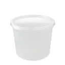 Pote sopa transparente 1000 ml I material: PP I Ecovalor incluído I pack 50 unidades (Preço unidade)
