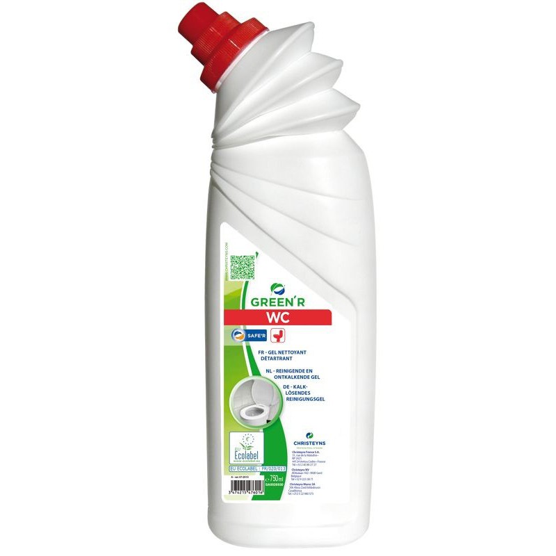 GREEN'R WC, 750 ml: Gel desincrustante para urinóis e sanitários