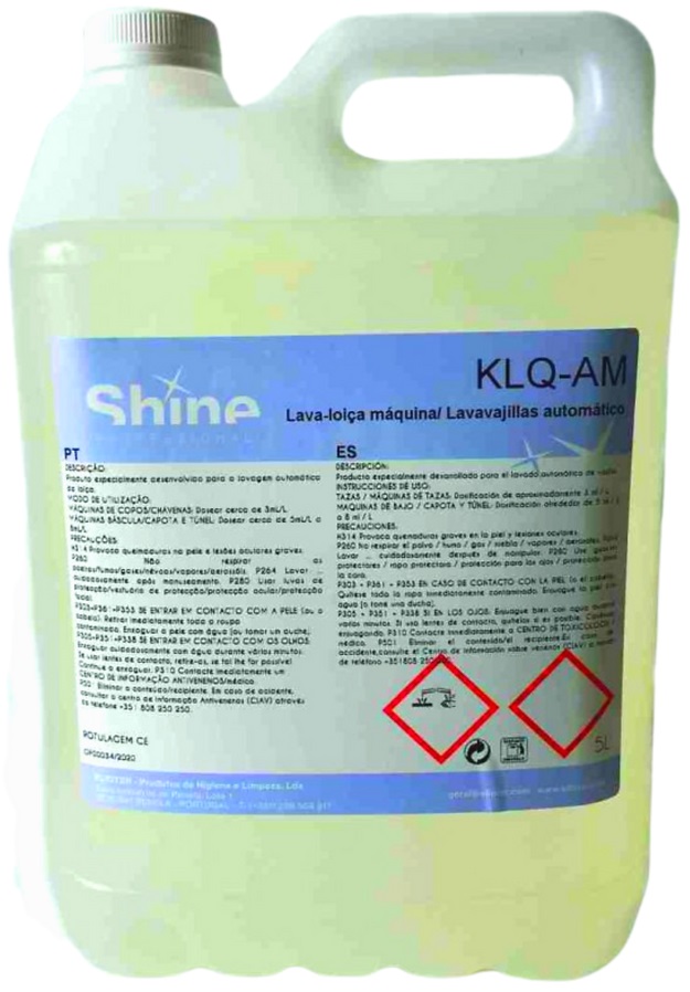 KLQ - AM I MAQ Dish - Detergente para lavagem automática de loiça - Águas médias (5 L)