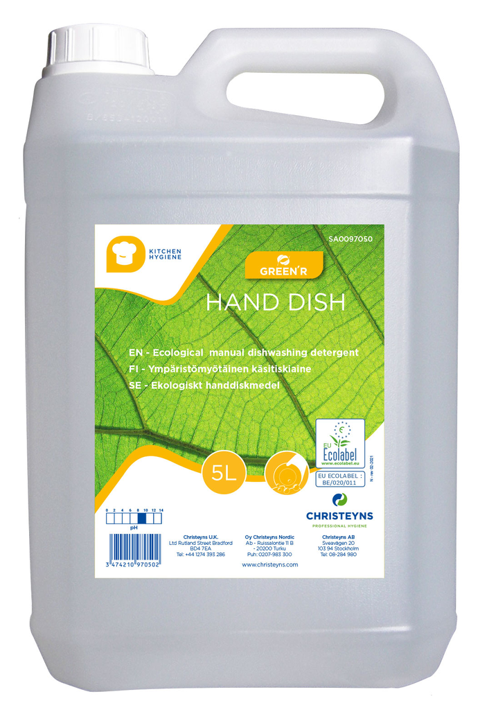 GREEN'R HAND DISH, 5 litros