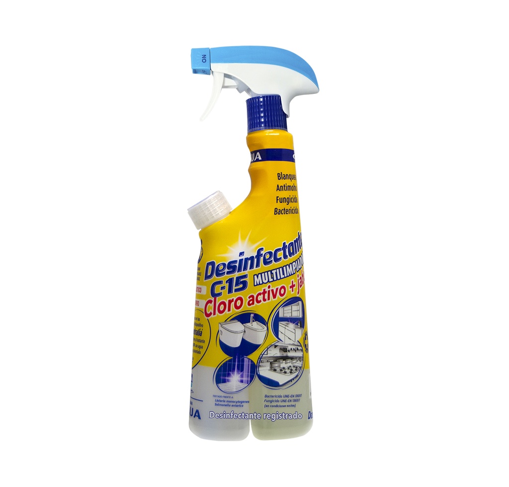 Concentralia, EcofoamSystem 425 ml - C15 Detergente Desinfetante com cloro ativo