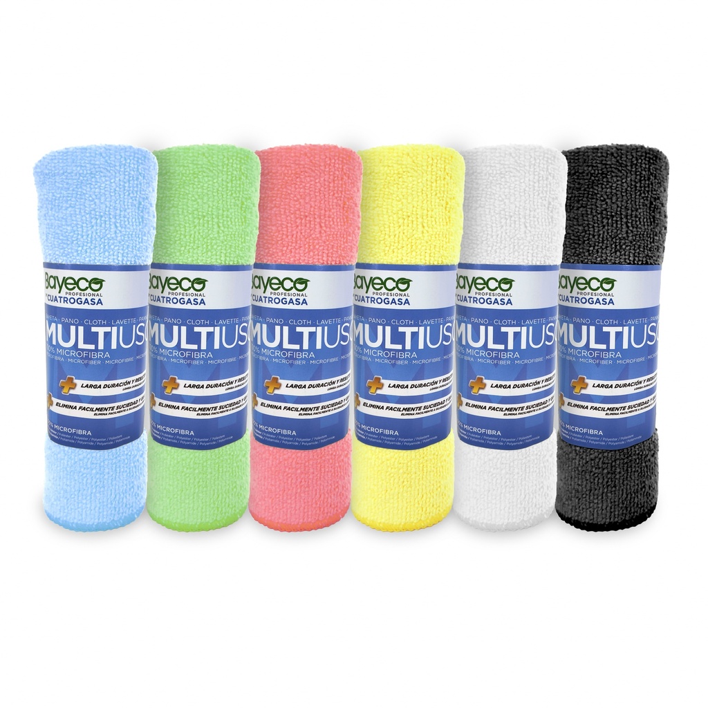 Pano microfibra 40x35cm (300 g/m²) - Azul (caixa de 5x12 unidades) (cada unidade)