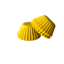 Forma plissada, papel colorido, nº 2, 180mm(A)x240mm (B), Pack 1000 unidades