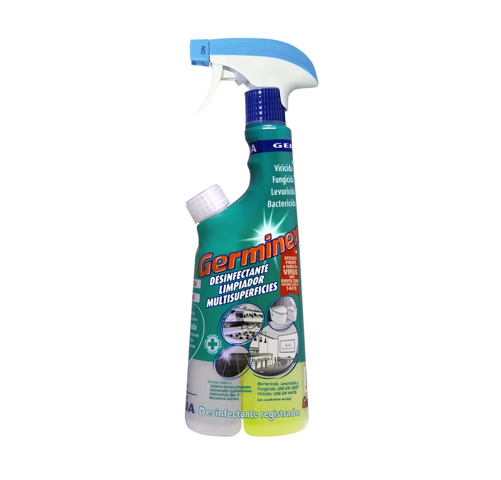 Concentralia Germinex, 425 ml I EcofoamSystem I SALLÓ: Desinfetante multisuperfícies.