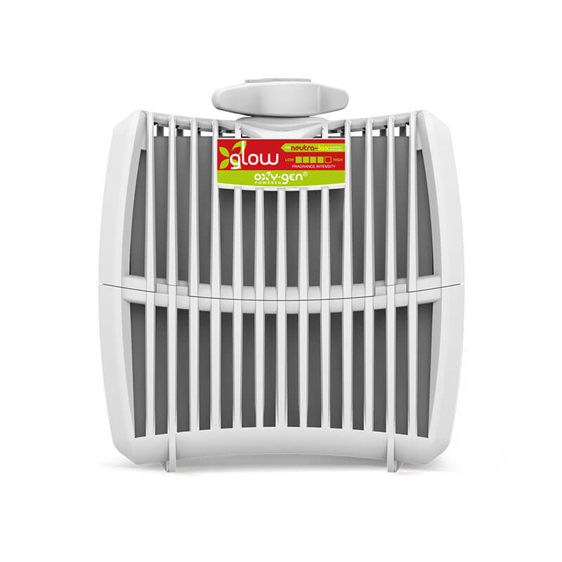 Oxygen Pro, recarga GLOW - 35 ml:  Neutralizador de Odores e Ambientador com odor a cerejas pretas, com notas de amêndoa, ameixa, baunilha e canela. Elevada intensidade de odor 4 (escala de 0 a 5).