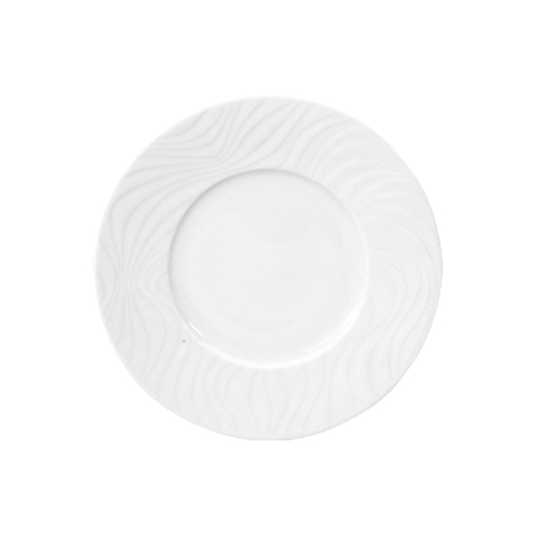 Prato de pão, branco, 16 cm, Linha Waves I SPAL