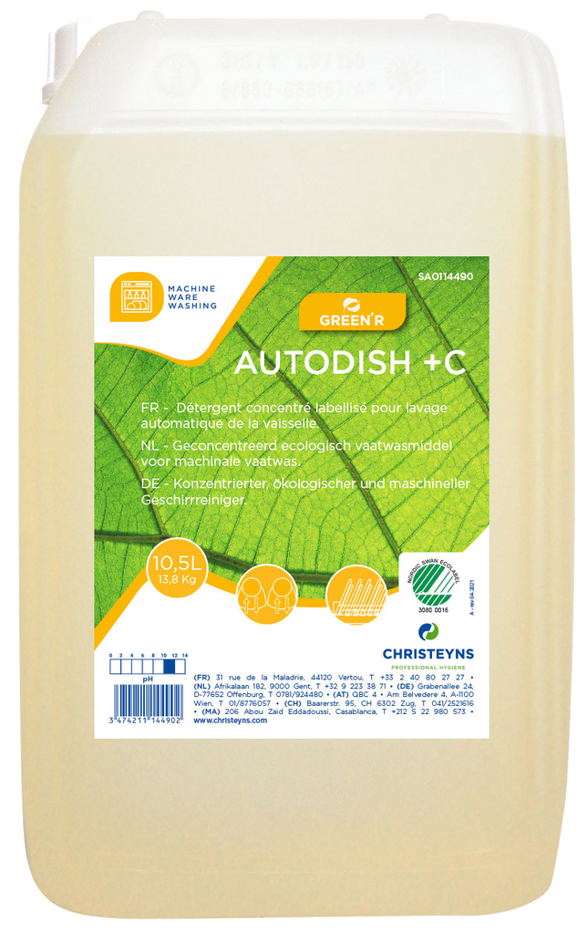 GREEN’R AUTODISH LUFRACTIF +C, 10,5 litros