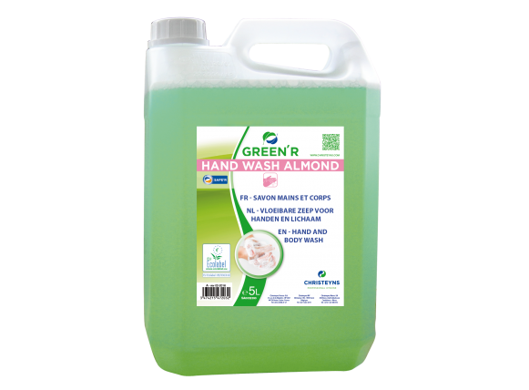 GREEN’R HAND WASH, 5 litros: Sabonete ecológico para lavagem frequente das mãos e corpo