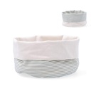 Saco de pão em tecido, modelo OKAPI riscas, 20 cm