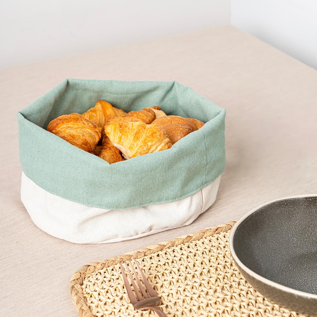 [ADIB005772] Saco de pão em tecido, modelo OKAPI, 20 cm