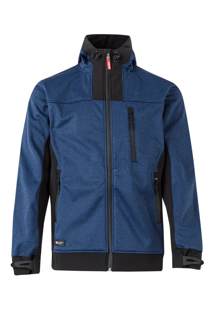 Casaco softshell bicolor com capuz I Velilla