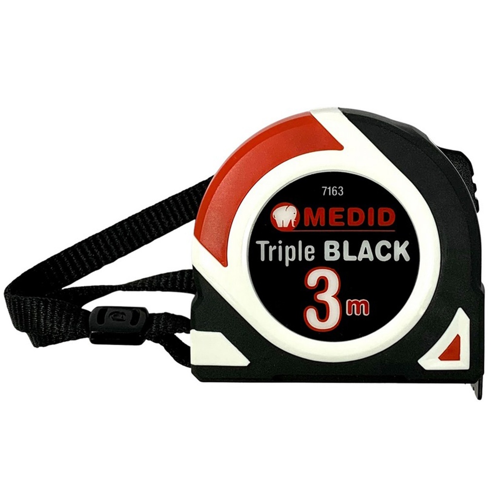 Fita métrica MEDID, Linha Triple Black, 3 metros I MEDID