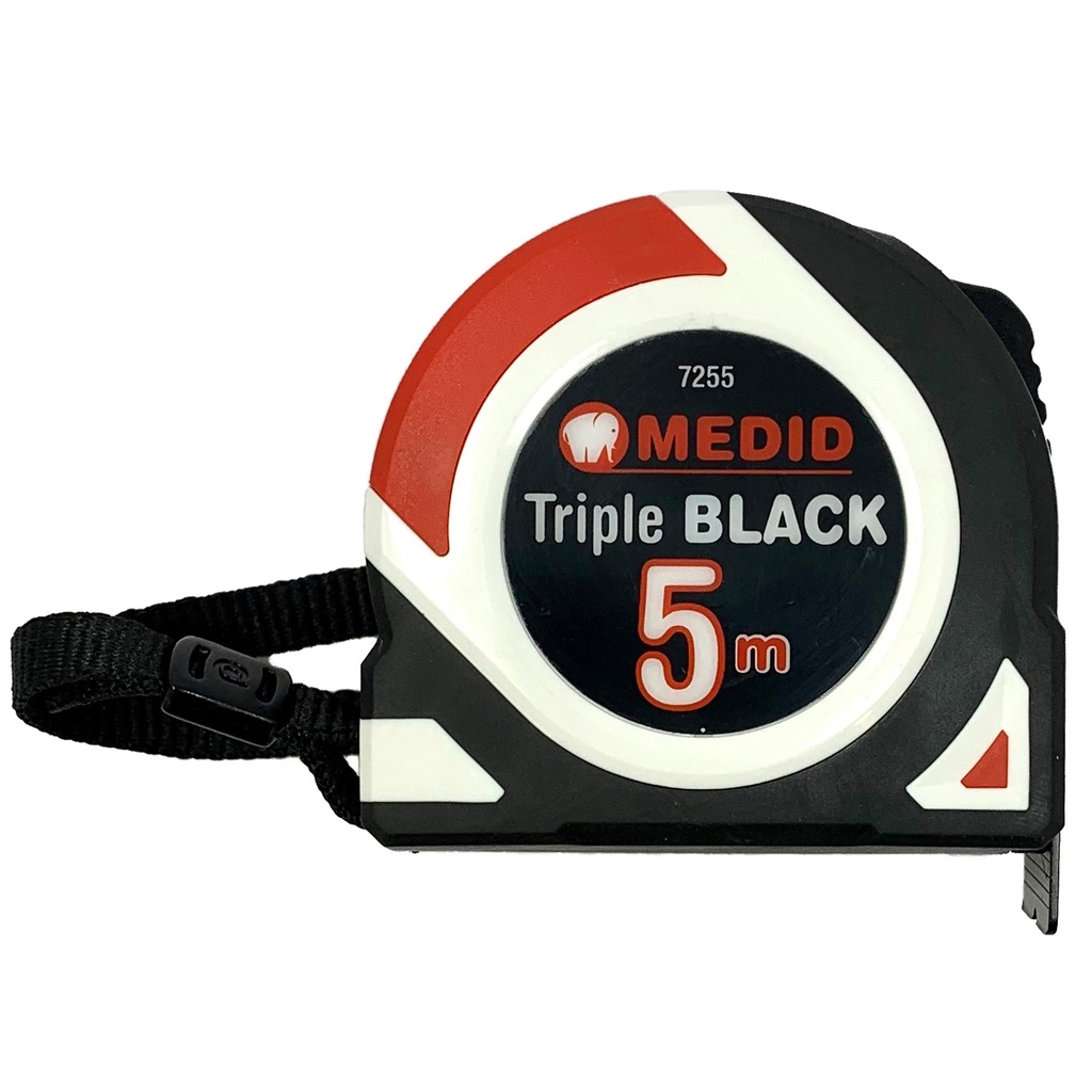 Fita métrica MEDID, Linha Triple Black, 5 metros I MEDID