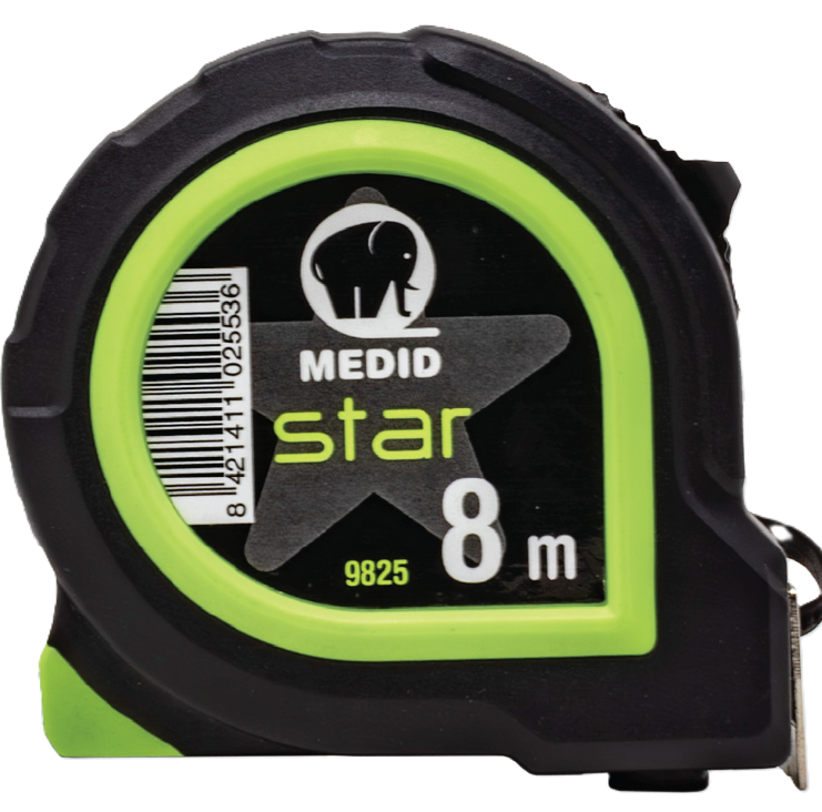 Fita métrica MEDID, Linha FULL STAR, 8 metros I MEDID