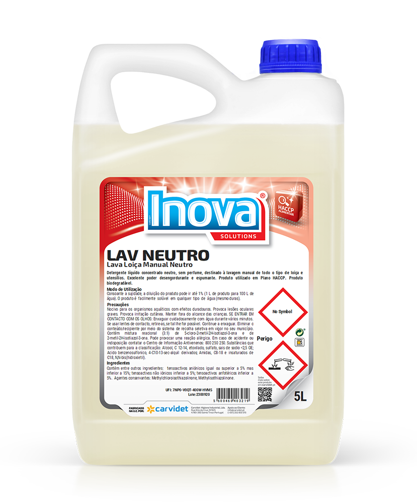 Lav S, 5 litros: Lava loiça manual super concentrado maça verde I INOVA (cópia)