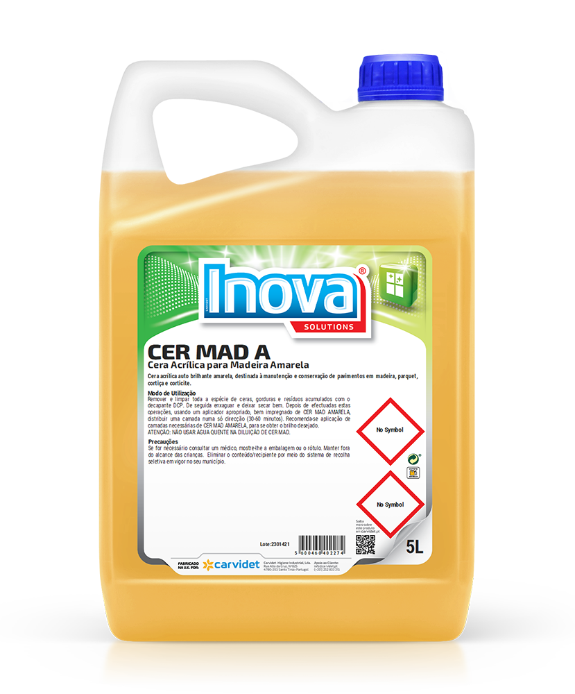 CER MAD, 5 litros: Cera acrilica para madeiras I INOVA (cópia)