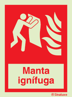 Sinalização fotoluminescente EXTINTOR, 148x148 cm (cópia)