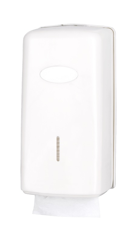 Dispensador para papel higiénico folha a folha ABS, Branco