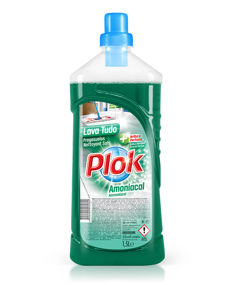 Lava tudo amoniacal, 1500 ml: Detergente de limpeza amoniacal I PLOK