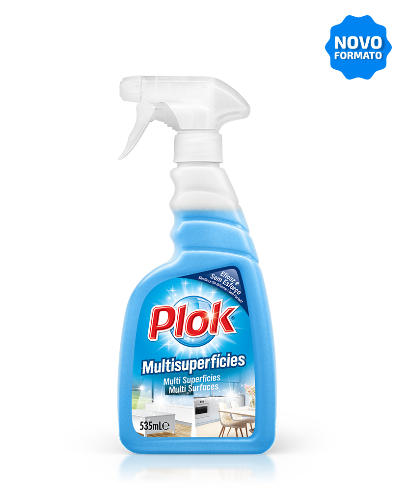 Multisuperfícies com pistola, 535 ml: Detergente de limpeza de superfícies I PLOK
