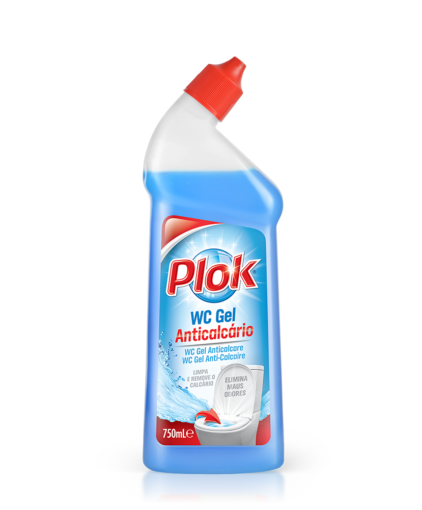 WC GEL ANTI-CALCÁRIO, 750 ml: Gel anticalcário de limpeza e higienização perfumado I PLOK