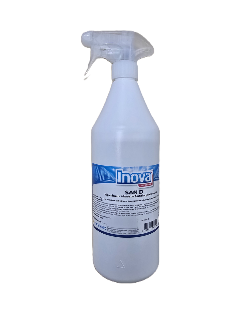 SAN D, 750 ml: Higienizante de superfícies à base de amónios quaternários I INOVA